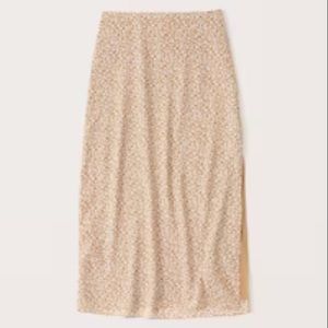 High Slit Midi Skirt